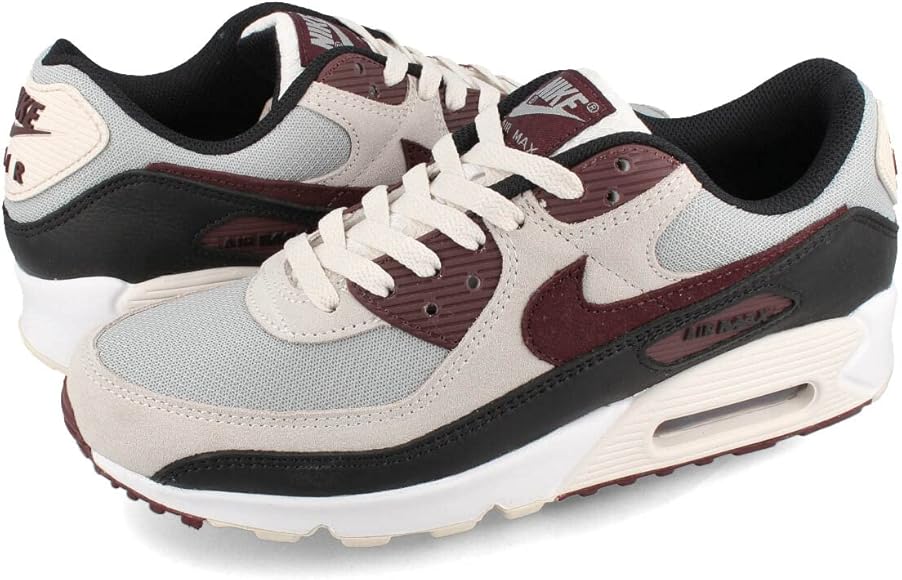 [ナイキ] AIR MAX 90 エア マックス 90 メンズ スニーカー ローカット WOLF GREY/BURGUNDY  CRUSH/PHANTOM ホワイト グレー バーガンディ DQ4071-004